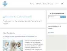 Tablet Screenshot of cannahealth.org